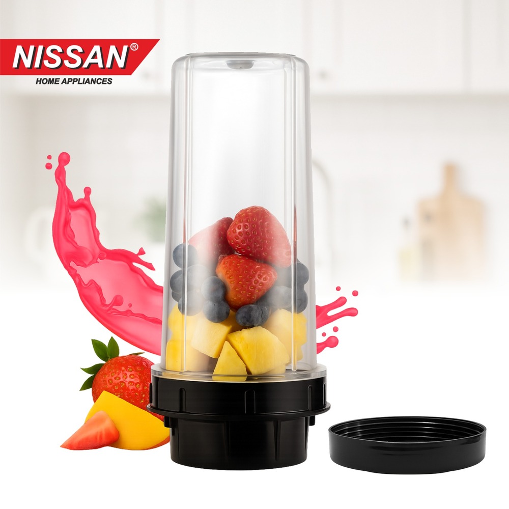 NISSAN HOME APPLIANCES Mixer Grinder Jar | Replacement Jar for Mixer Grinder Jar |Bullet Jar For Mixers | Mixi Jar Durable & Compatible with Most Mixers |Ideal for Juicing & blending (600 ml)
